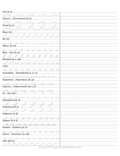 Gregg Shorthand Brief Forms Tracing Manual – Learn to Write Faster with Guided Practice